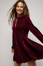 Load image into Gallery viewer, Ruby Velvet Dress