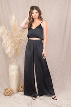 Load image into Gallery viewer, Slip Into Satin Wide Leg Pant