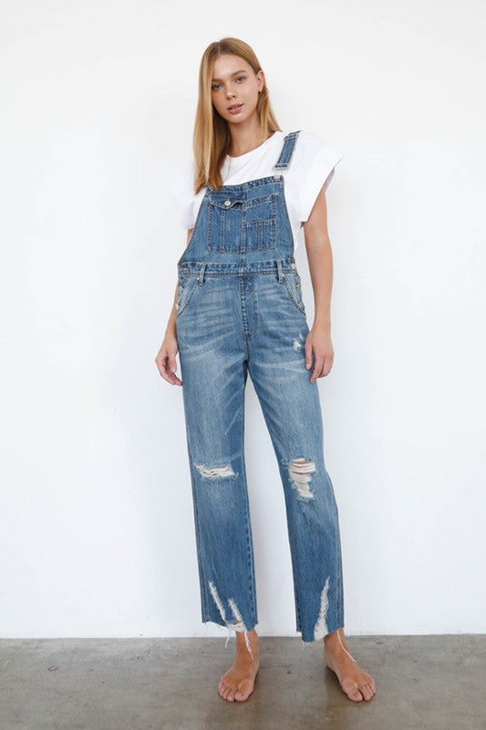 Ballerina Farms Denim Overall Jumpsuit