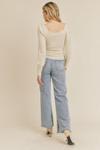 Load image into Gallery viewer, Ruched Lurex Sweater
