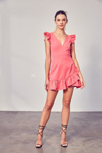 Load image into Gallery viewer, V-Neck Ruffle Dress
