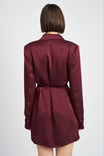 Load image into Gallery viewer, New Romantics Satin Mini Dress
