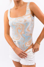 Load image into Gallery viewer, Swirling Square Neck Bodysuit
