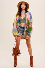 Load image into Gallery viewer, Within Colors Heavy Bold Sweater Cardigan
