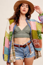 Load image into Gallery viewer, Within Colors Heavy Bold Sweater Cardigan
