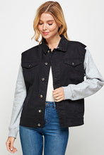 Load image into Gallery viewer, Start Again Hooded Jean Jacket
