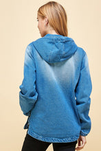 Load image into Gallery viewer, Ladies Denim Jacket with Hoodies
