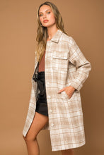 Load image into Gallery viewer, Lilly Long Shacket with Front Pocket
