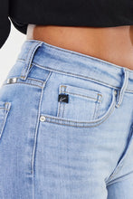 Load image into Gallery viewer, HIGH RISE CROP BOOTCUT DENIM PANTS-KC9354M
