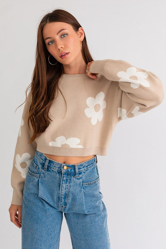 Coming Up Daisies Sweater