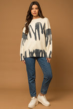 Load image into Gallery viewer, Long Sleeve Spray Print Sweater
