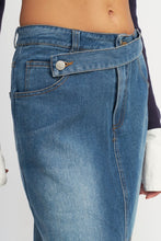 Load image into Gallery viewer, Lux Denim Maxi Skirt
