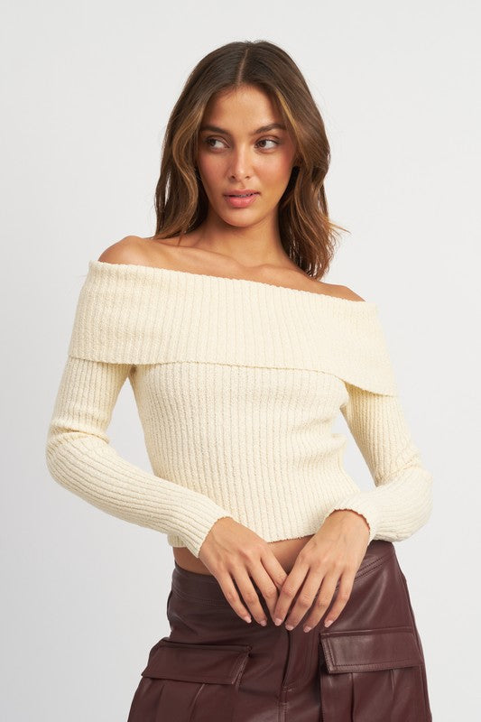 Needing A Break Off Shoulder Top