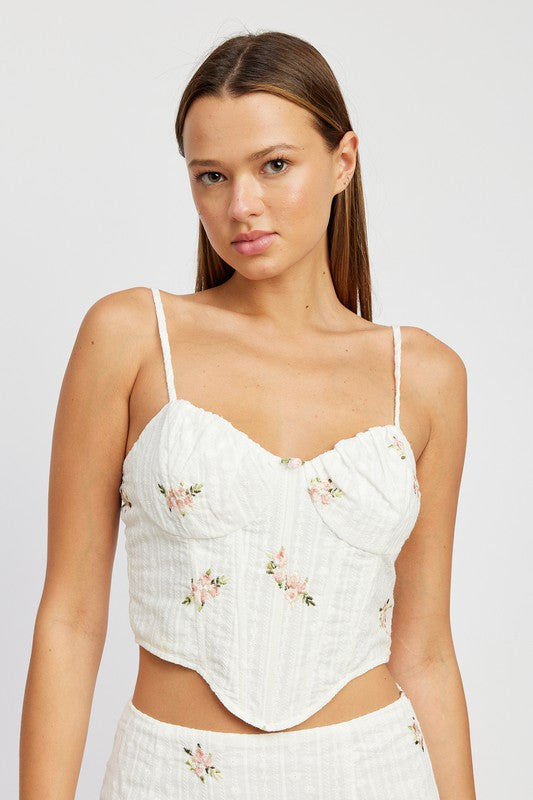 Touch of Floral Tank