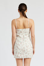 Load image into Gallery viewer, FLORAL PRINT EYELET DRESS
