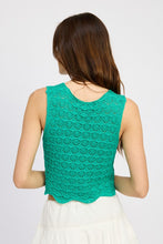 Load image into Gallery viewer, CROCHET BUTTERFLY TOP
