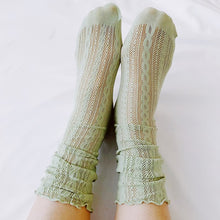 Load image into Gallery viewer, Crochet Lace Socks
