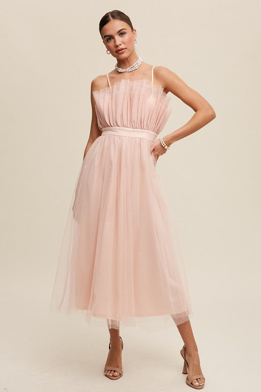 All My Days Tulle Maxi Dress