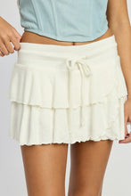 Load image into Gallery viewer, TIERED RUFFLE MINI SKORT
