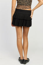 Load image into Gallery viewer, TIERED RUFFLE MINI SKORT
