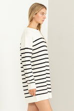 Load image into Gallery viewer, Casually Chic Striped Sweater Dress
