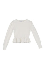 Load image into Gallery viewer, Peplum sweater top
