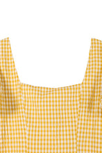 Load image into Gallery viewer, SS back strap dress - gingham
