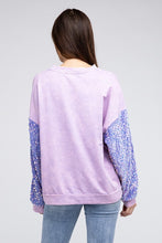 Load image into Gallery viewer, Velvet Sequin Sleeve Top
