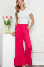 Load image into Gallery viewer, Wide World Ruffle Pants-Plus Size
