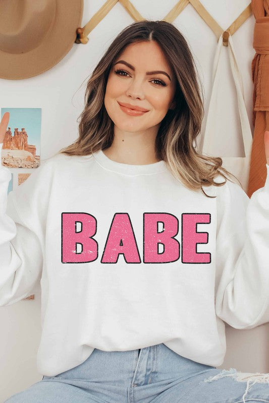 Only Babes Sweatshirt-Plus Size
