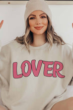 Load image into Gallery viewer, Lover Graphic Sweatshirt-Plus Size
