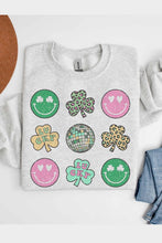 Load image into Gallery viewer, St. Patrick&#39;s Smiley Gallery Sweatshirt

