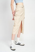 Load image into Gallery viewer, Carter Cargo Midi Skirt
