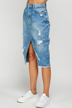 Load image into Gallery viewer, Charleston Denim Midi Skirt
