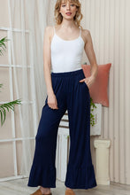 Load image into Gallery viewer, Wide World Ruffle Pants-Plus Size
