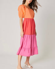 Load image into Gallery viewer, Citrus Color Block Dress
