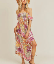 Load image into Gallery viewer, Tropical Palm Maxi Dress
