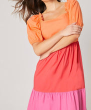 Load image into Gallery viewer, Citrus Color Block Dress
