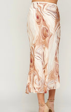 Load image into Gallery viewer, Latte Swirl Midi Skirt
