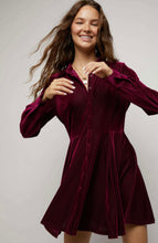 Load image into Gallery viewer, Ruby Velvet Dress
