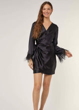 Load image into Gallery viewer, Audrey Satin Wrap Dress
