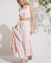 Load image into Gallery viewer, Real Love Gingham Skirt
